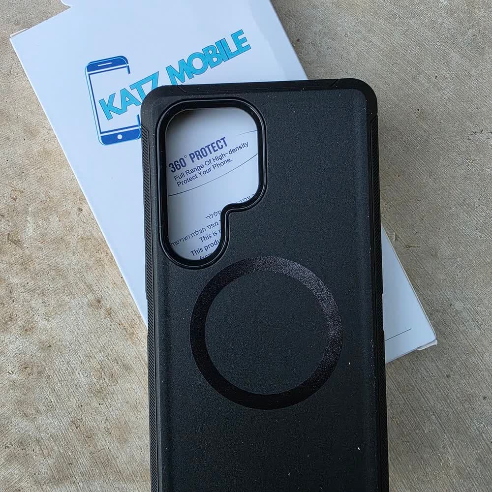 KATZ ARMOR Rugged Case for Galaxy — Black